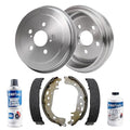 Detroit Axle - Rear Brake Kit for 2003-2008 Toyota Corolla 2004-2008 Prius, Brakes Drums Brake Shoes 2005 2006 2007 Replacement