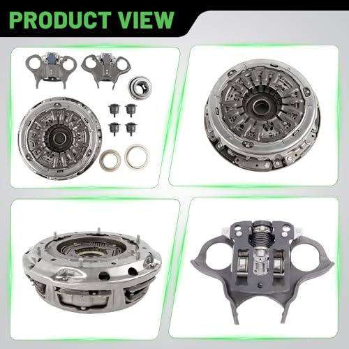 6DCT250 DPS6 Transmission Dual Clutch w/Forks Bearing Kit, Compatible with Ford Focus Fiesta EcoSport 2010 2011 2012 2013 2014 2015 2016