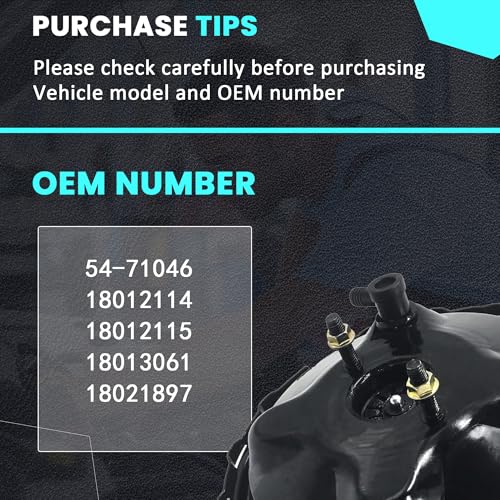 54-71046 PartsFlow Vacuum Power Brake Booster Compatible with Chevrolet Blazer C1500 C2500 C3500 Pickup C35 GMC C1500 C2500 K1500 K2500 Suburban K3500 Yukon 18012114