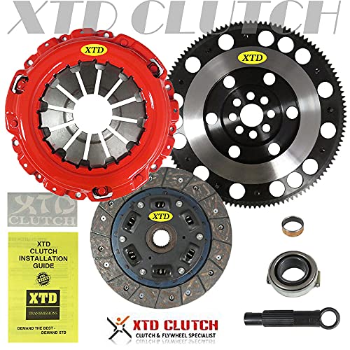XTD STAGE 2 CLUTCH & 10 LBS FLYWHEEL KIT COMPATIBLE WITH 02-06 RSX BASE, TYPE-S K20, 02-11 HONDA CIVIC Si_AB