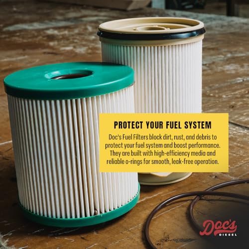 Doc's Diesel Fuel/Water Separator DGF430+DGF401 | Compatible with RAM 6.7L Cummins 2500, 3500, 4500, 5500 2019-2024 | Replaces 68157291AA, 68436631AA