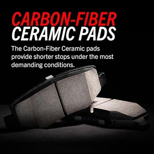 PowerStop Rear Brake Pads for Dodge Ram 2500 2009-10 |Ram 3500 2009-10 |Ram 2500 2011-18 |3500 2011-18 - Z36 Truck & Tow Carbon-Fiber Ceramic Brake Pads with Installation Hardware, Z36-1400