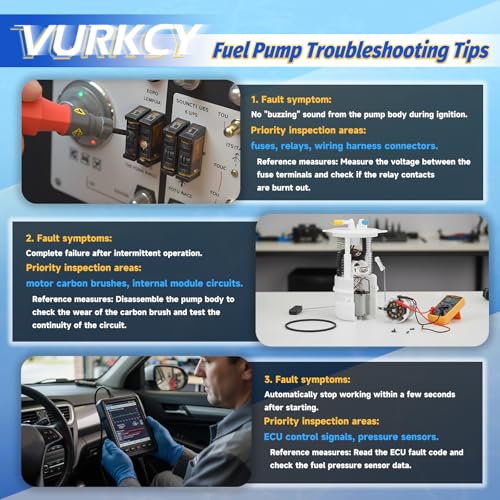 Vurkcy Electric Fuel Pump Module Assembly for 2005-2010 Dodge & Chrysler