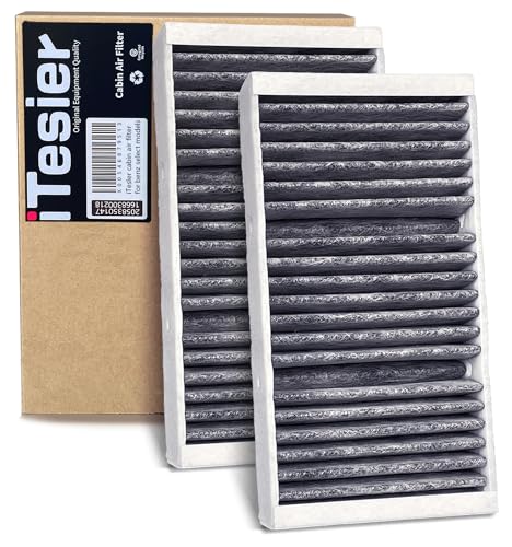 ITESIER Cabin Air Filter kit for 2016-2019 Mercedes GLE350 GLE400 GLE450, 2012-2015 ML350 ML550, 2017-2019 GLS450 GLS550 GLS63, 2013-2016 GL450 GL550 GL63, replaces 1668300318, 1668300218