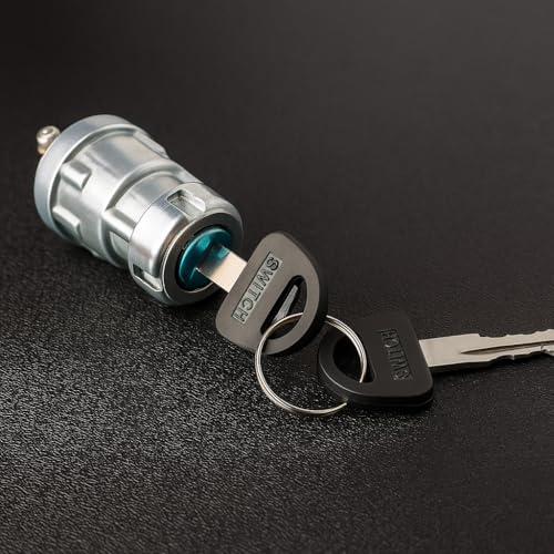 MGI SpeedWare 3-Wire Universal Ignition Key Switch for Cars, Buggies, Mowers and Go Karts, Off/On/(Start)