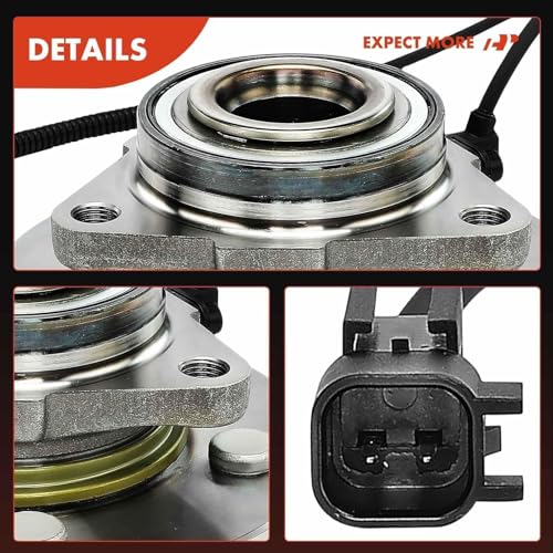 A-Premium 2 x Front Wheel Bearing and Hub Assembly with ABS & 5-Lug Compatible with Ram 1500 2012-2018, 1500 Classic 2019-2022