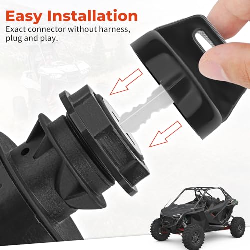 M MATI Ignition Key Switch 4 Position 4 Pin 4016058 for Polaris RZR 900 1000 RS1 Turbo General 1000