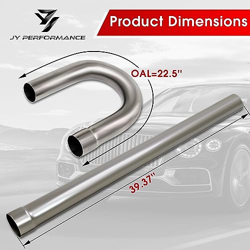 2'' Mild Steel Exhaust Pipe Kit, 2'' OD Exhaust Pipe, 8PCS