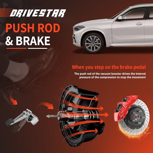 DRIVESTAR 54-71098 Vacuum Power Brake Booster without Master Cylinder, AA15471098, 18021896, 18029985, 18029986