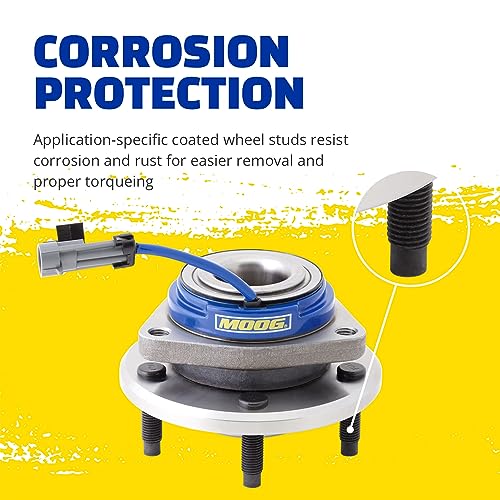 MOOG Front Wheel Bearing & Hub Assembly - Direct Replacement Unit - Rust Protection - Wheel Hub Assembly