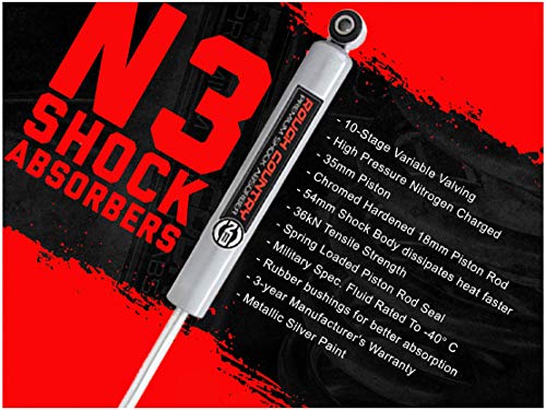 Rough Country 4.5-8" N3 Rear Shock Absorbers for 07-24 Chevy/GMC 1500-23158_B