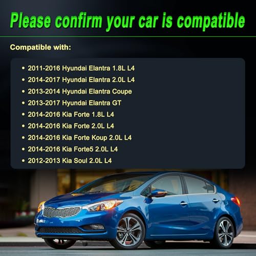 SHICHU Alternator Compatible with 2011-2017 Elantra 2012-2013 Soul 2014-2016 Forte 1.8L 2.0L L4 Replace for 11610 373002E200 2610428
