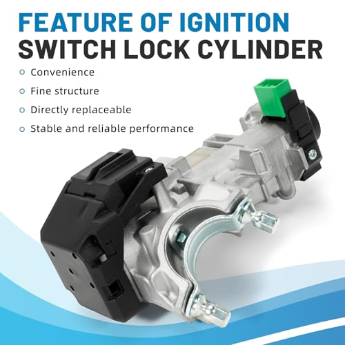 Aumzong 06350-SAA-G30 Ignition Switch Lock Cylinder Assembly with 2 Remote Keys 46 Electronic Chips Compatible with Honda Civic 2006 2007 2008 2009 2010 2011 Replacement# 35100-SDA-A71
