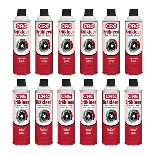 CRC Brakleen 1003706 Brake Cleaner Spray Non-Flammable, 19 oz, [12 Pack]