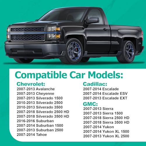 22870828 Engine Coolant Reservoir Tank with Cap Compatible with Silverado 1500 Sierra 1500 Suburban Tahoe Yukon Escalade 2007-2013 Coolant Overflow Tank Replace 603-054