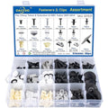 OAUTOO 180pcs fits Chevy Tahoe & Suburban GMC Yukon 2007-2014 Auto Body Interior and Exterior Retainer Fastener Clip Assortment