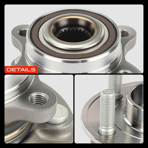 A-Premium Front Wheel Bearing and Hub Assembly with 5-Lug Compatible with Ford and Lincoln Models - Fusion 2013-2020, MKZ 2013-2016, Police Responder Hybrid 2019-2020, SSV Plug-In Hybrid 2019-2020