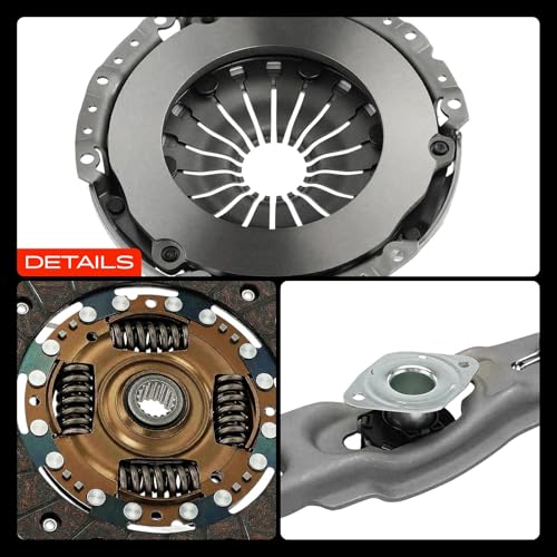 A-Premium Transmission Clutch Kit with Clutch Fork Compatible with Smart Fortwo 2008-2015 1.0L