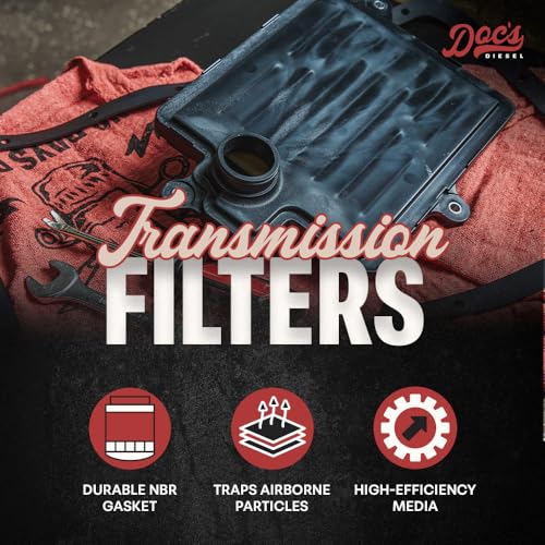 Doc's Diesel Transmission Filter Kit DF-370 | Compatible with RAM 6.7L Cummins HO 3500, 4500, 5500 with AISIN AS69RC Transmission 2013+| Replaces 68224232AA