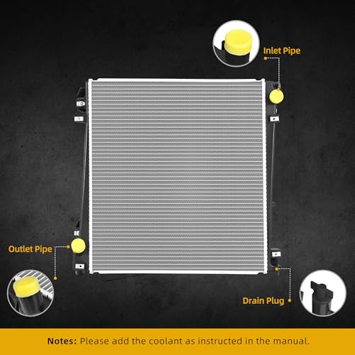 DWVO Radiator Compatible with 2002-2006 Ford Explorer 2004-2005 Mercury Mountaineer 4.0L 4.6L V6 V8 CU2342