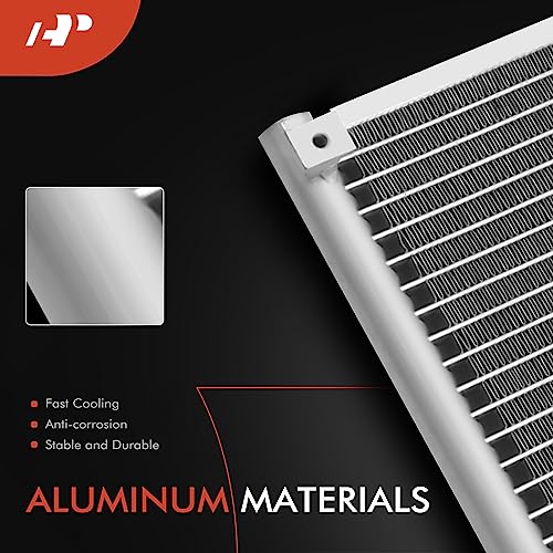 A-Premium Air Conditioning A/C Condenser Compatible with Toyota 4Runner & Lexus GX470 2003 2004 2005 2006 2007 2008 2009, 4.0L 4.7L, Replace# 8846135150