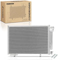 A-Premium Air Conditioning A/C Condenser Compatible with Ford Fiesta 2011 2012 2013, L4 1.6L, Replace# BE8Z19712A