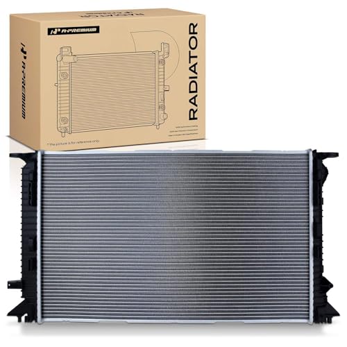 A-Premium Engine Coolant Radiator Assembly with Transmission Oil Cooler Compatible with Audi A4, A4 Quattro, A5, A5 Quattro, A6, A6 Quattro, allroad, Q5, 1.8L 2.0L, Auto Trans, Replace# 8K0121251T