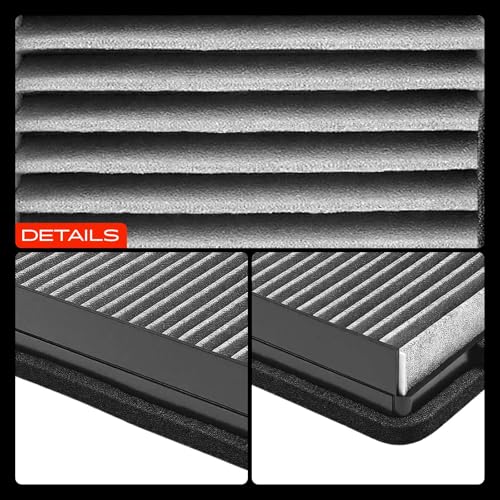 A-Premium 2-PC Cabin Air Filter w/Activated Carbon Compatible with Chevy, Buick, Oldsmobile, Pontiac & Saturn - Uplander 05-09, Venture 01-05, Rendezvous 02-07, Terraza, Silhouette, Aztek, Montana