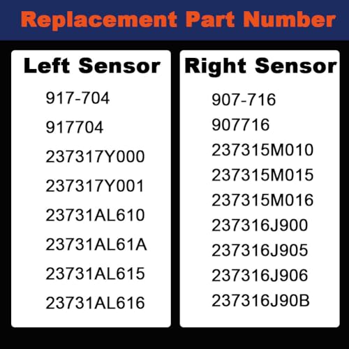 Zhermik Camshaft Position Sensor Left and Right Compatible with 2002-2021 V6 3.5L 4.0L Nissan Altima Maxima Murano Quest 350Z Frontier Pathfinder Xterra,2003-2008 Infiniti FX35 G35 I35 M35 Set of 2