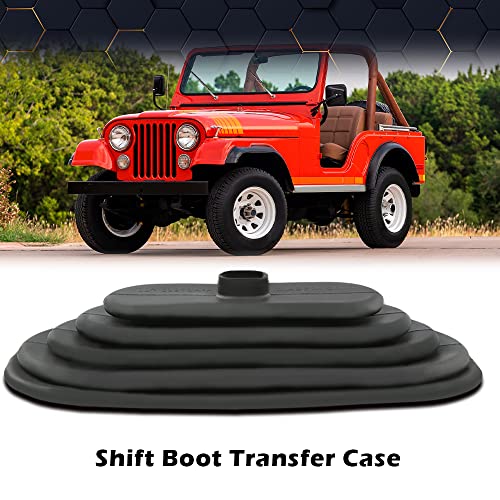 PIT66 Transfer Case Shift Boot Compatible with Jeep CJ5 CJ7 1976 1977 1978 1979 5353263