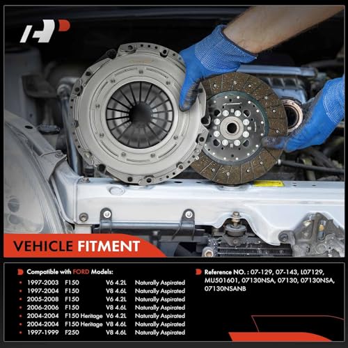 A-Premium Transmission Clutch Kit Set Compatible with Ford F150 1997-2008, F250 1997-1999, F150 Heritage 2004, 4.2L 4.6L