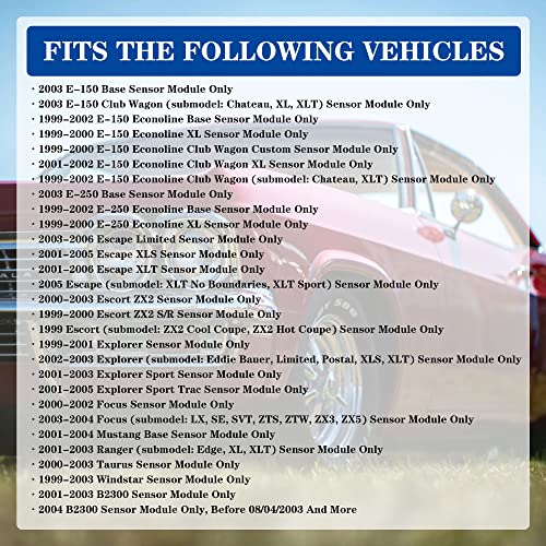 AdvanEX Mass Air Flow Sensor Meter MAF Compatible with 03-04 Ford Focus; 03-04 Escort; 01-04 Escape; 01-03 Ranger; 99-03 Windstar; 01-04 E150; 99-05 Explorer; 01-04 E250 Van & More Replace OE 86-50011