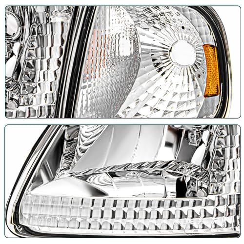TUSDAR Headlights Assembly for 1997-2003 Ford F150 Expedition