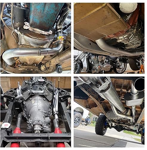 3'' Mild Steel Exhaust Pipe Kit, 3'' OD Exhaust Pipe, 8PCS