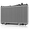AUTOSAVER88 Radiator Compatible with Civic Aluminum Radiator ENG D17‎A1/A2/A6/A7, 19010-PLM-A01, 19010-PLM-A51, 19010-PMM-A51, 19010-PMM-A52