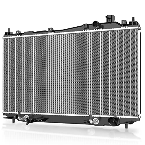 AUTOSAVER88 Radiator Compatible with Civic Aluminum Radiator ENG D17‎A1/A2/A6/A7, 19010-PLM-A01, 19010-PLM-A51, 19010-PMM-A51, 19010-PMM-A52