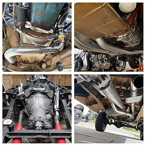 2.5 Inch T304 Stainless Steel Exhaust Pipe Kit, 2.5'' OD, 16PCS