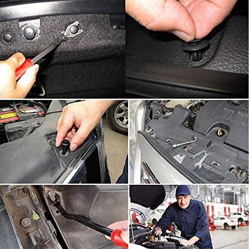332Pcs Toyota Car Retainer Clips Auto Fasteners Assortment-18 Most Popular Sizes Auto Push Pin Rivets Set for Toyota Lexus Nissan Body Interior and Exterior Retainer Fastener Clip - 2 Years Warranty