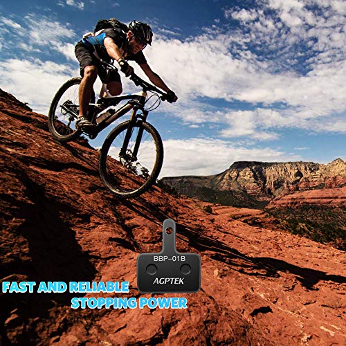 AGPTEK Bike Brake Pads, Compatible with TRP Tektro Shimano Deore Br MTB