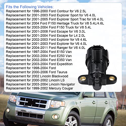 EGR vacuum solenoid valve vs63 replacement for 1997-2008 Ford Contour F150 E150 E250 E350 Escape Expedition Explorer Taurus Lincoln Blackwood Navigator Mercury Cougar F57Z9J459C F63Z9J459AA
