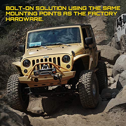 Xprite Aluminum Hood Latches Catch Kit for Jeep Wrangler JK JKU 2007-2018 & 2018-2026 Jeep Wrangler JL JLU Gladiator JT - Pair