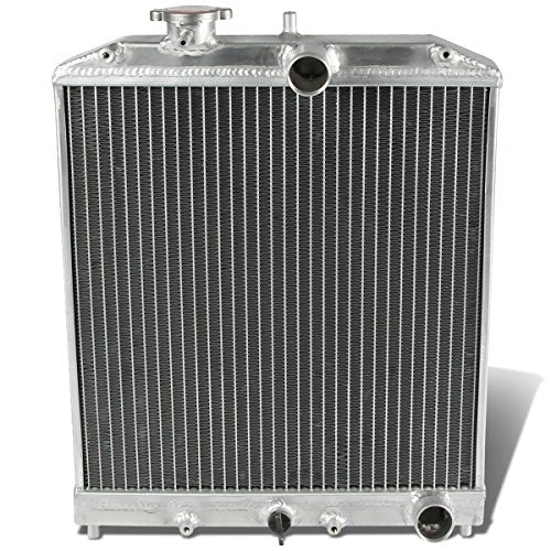 DNA Motoring RA-HC92-42-2 Compatible with Honda D15/16/B18 1.5L/1.6L/1.8L I4 MT 2-Row Dual/Double Core T-6061 Aluminum Radiator