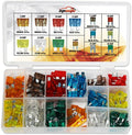 EPAuto 220pc Automotive Assorted Blade Fuse Set - Standard & Mini Fuse Kit